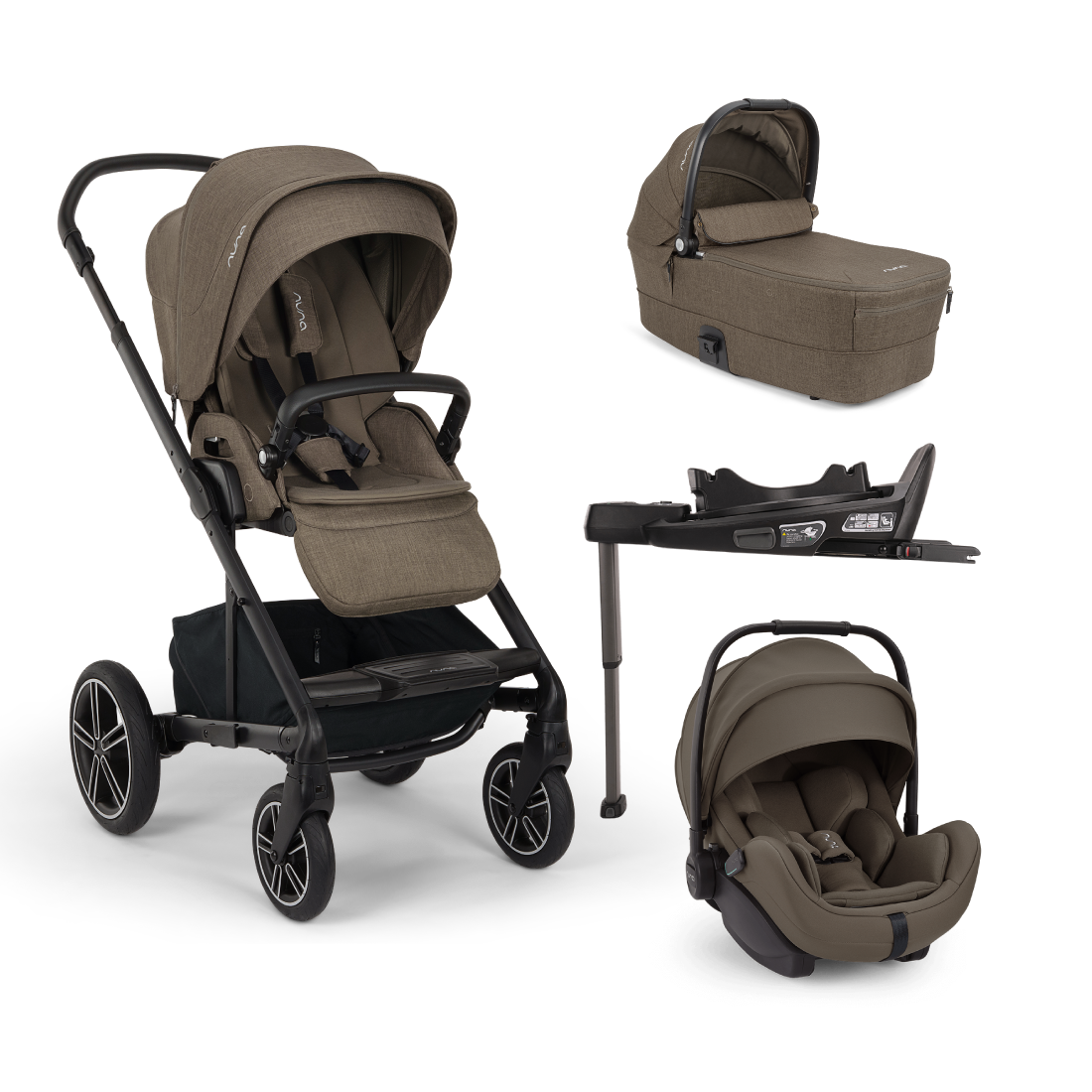 mixx™ next + mixx™ next carry cot + arra™ flex + base curv travel system