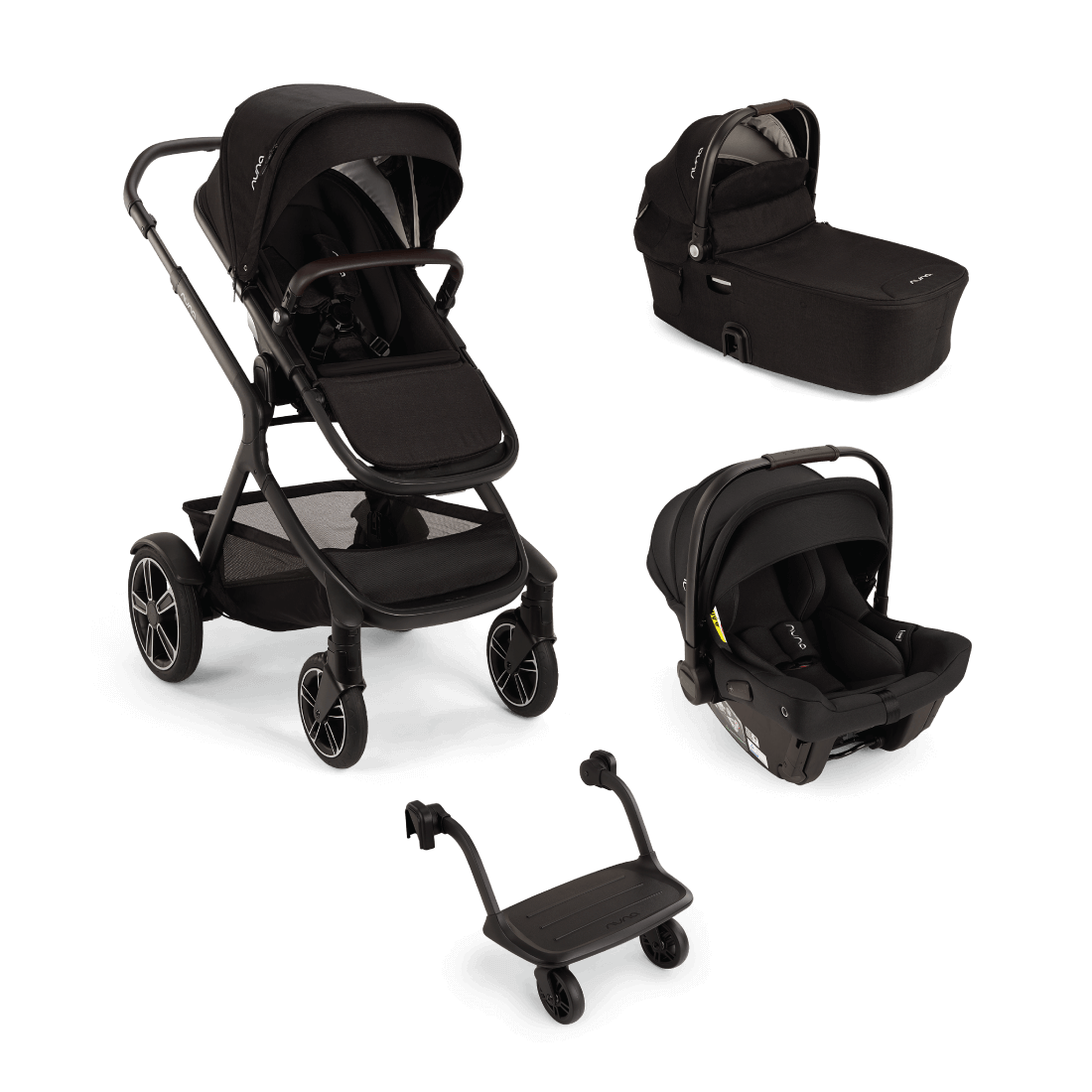 demi™ next + pipa™ urbn travel system -Caviar