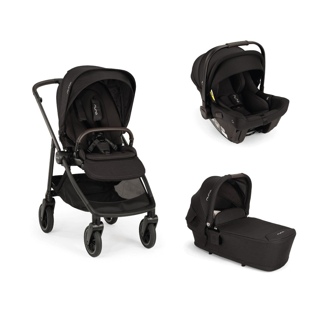 swiv™ + pipa™ urbn travel system -Caviar