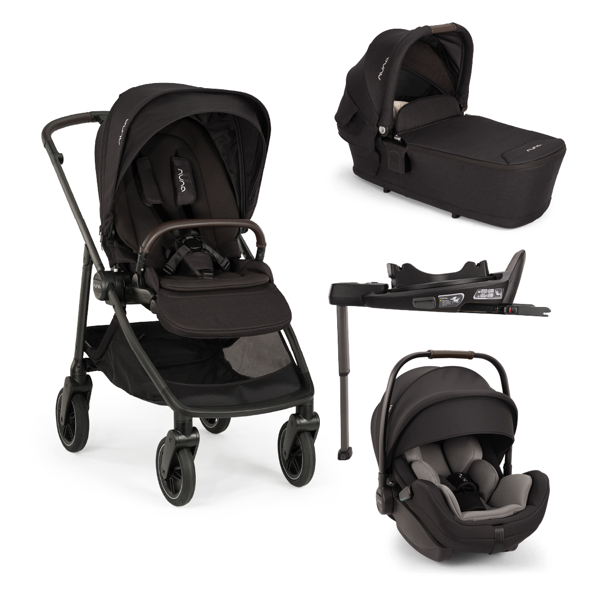 swiv™ + lytl™ + arra™ flex + base™ curv travel system