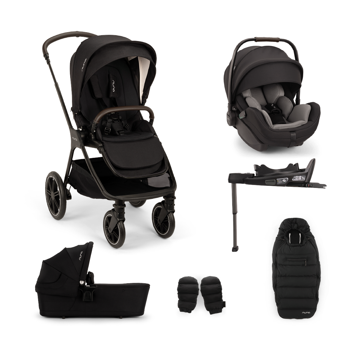 triv™ lx all-season set + base™ curv + arra™ flex travel system