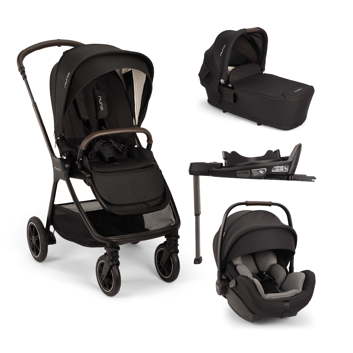 triv™ next + lytl™ + arra™ flex + base™ curv travel system