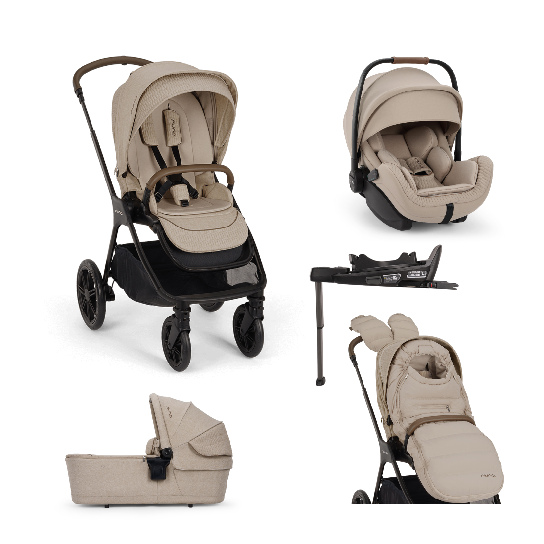 triv™ lx all-season set + base™ curv + arra™ flex travel system