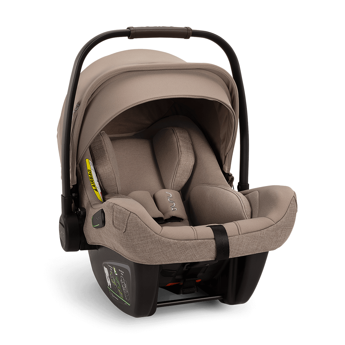 Nuna PIPA next vista angolata con cappottina