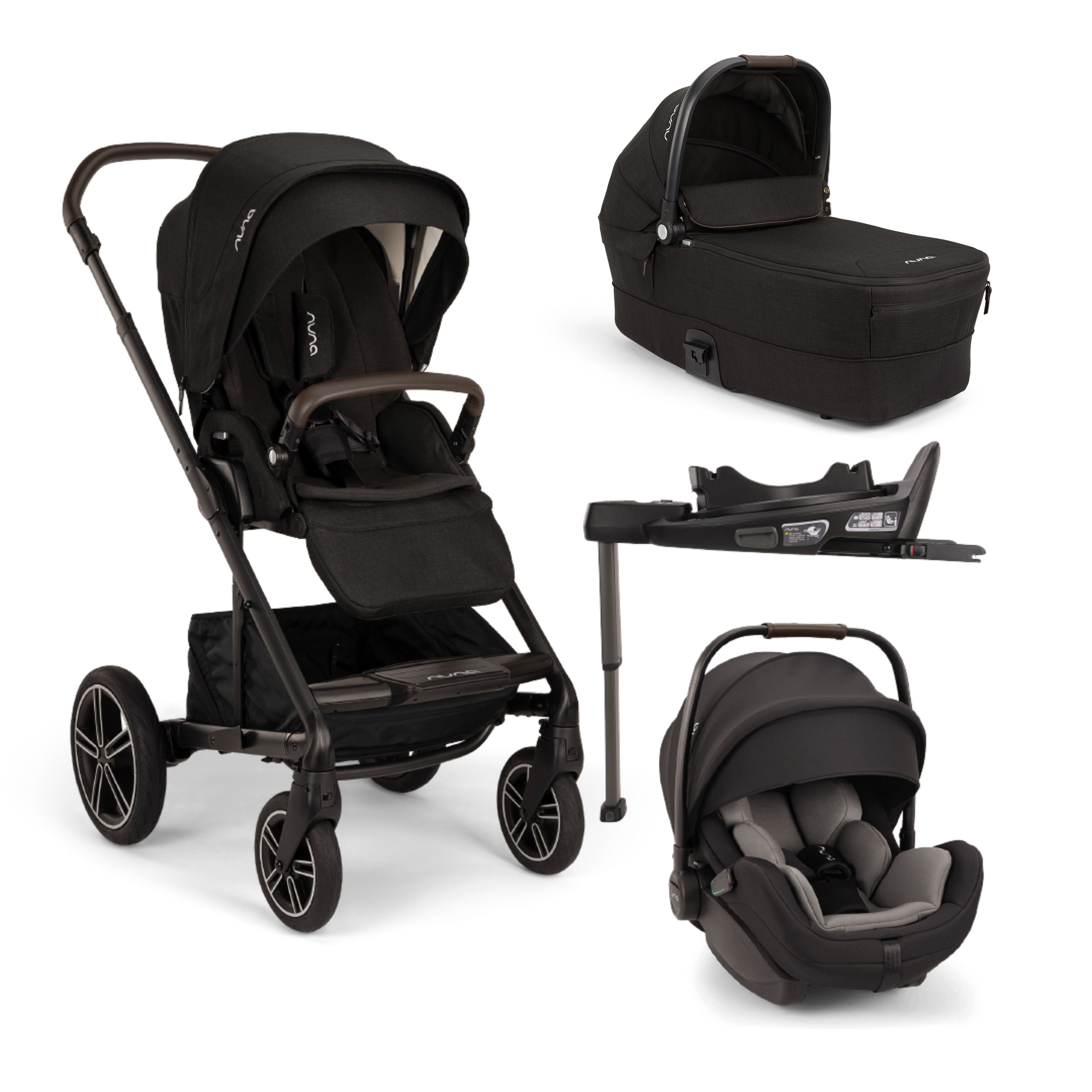 Nuna MIXX next Travel System | Carrycot, ARRA flex, BASE curv