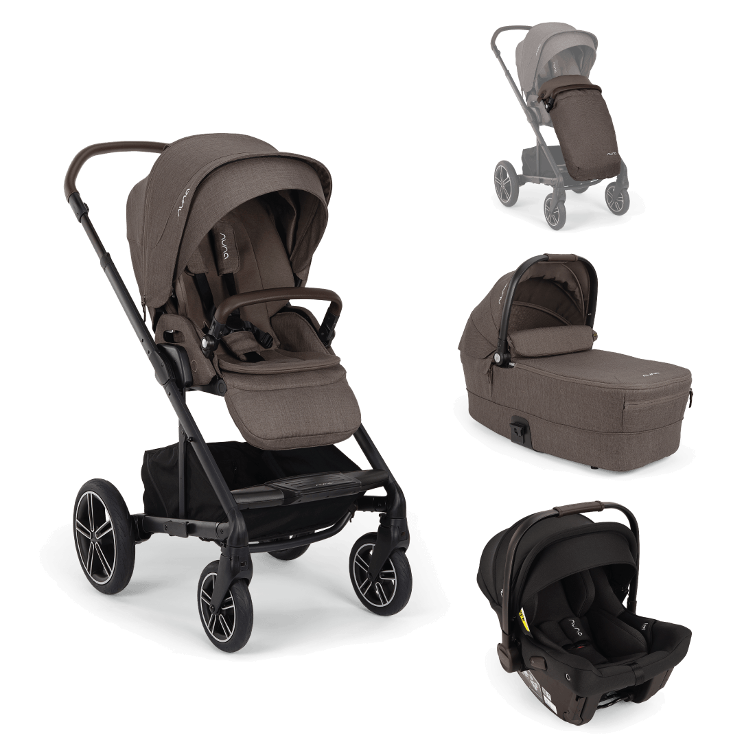 mixx™ next + pipa™ urbn travel system -Chestnut