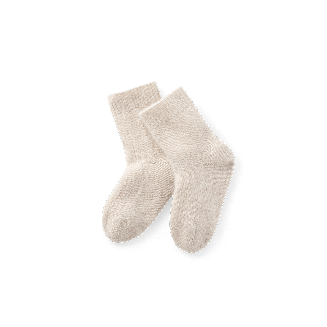 The Nuna Cashmere Socks in Beige fashion