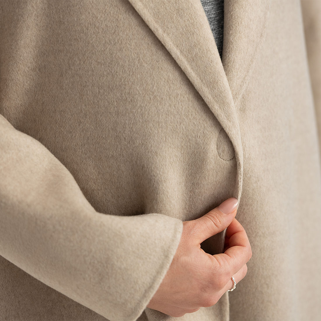 Cashmere Mother's Coat