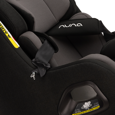 Close up of car seat harness