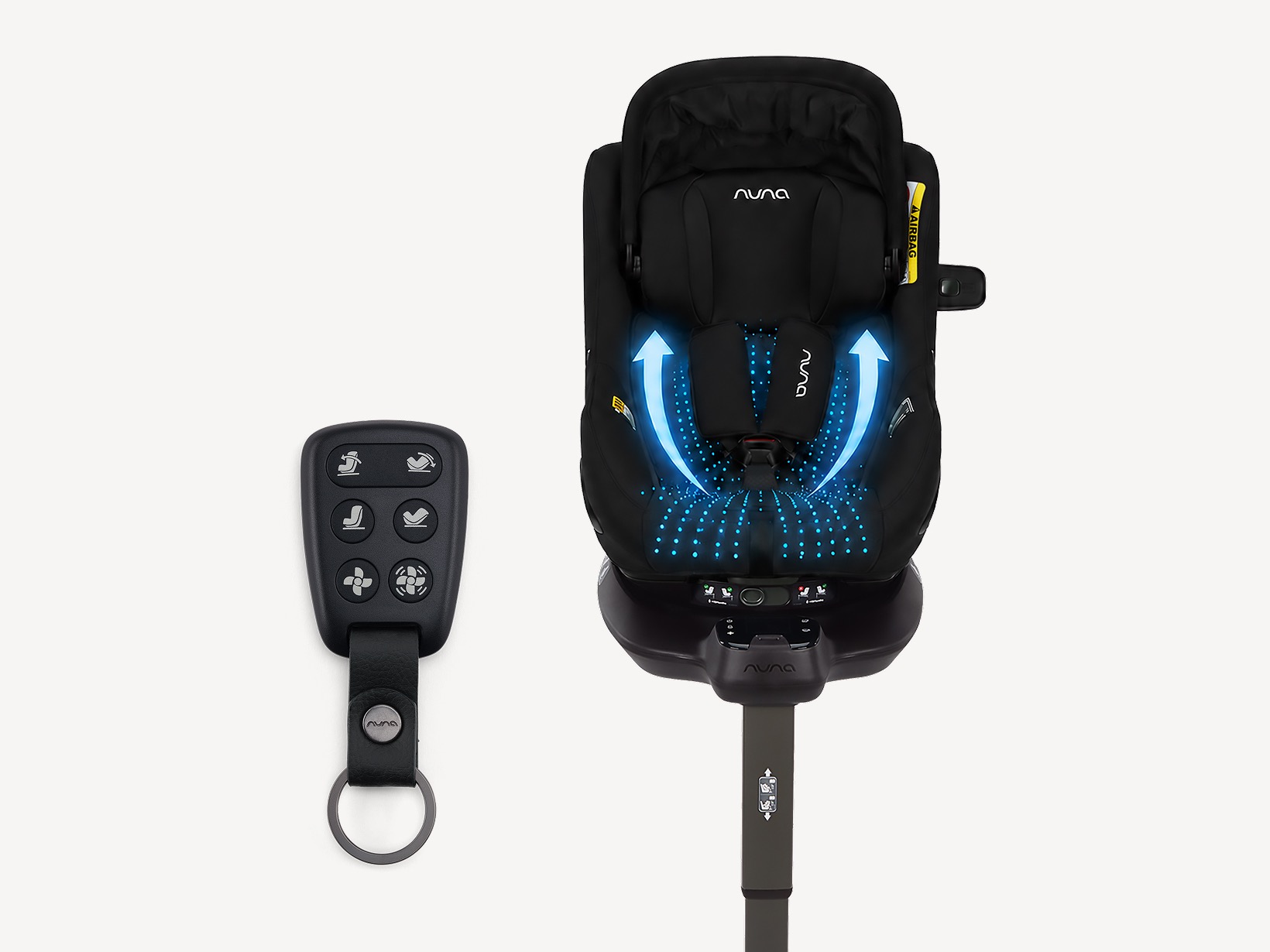 Product Illustration showcasing the ventilation of the RELX wind seat.