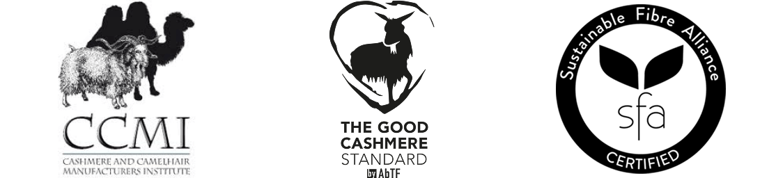 Three logos for each of the globally recognized standards mentioned.