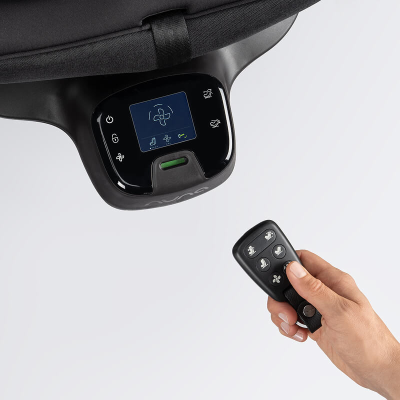 Photo of the RELX wind remote and screen.
